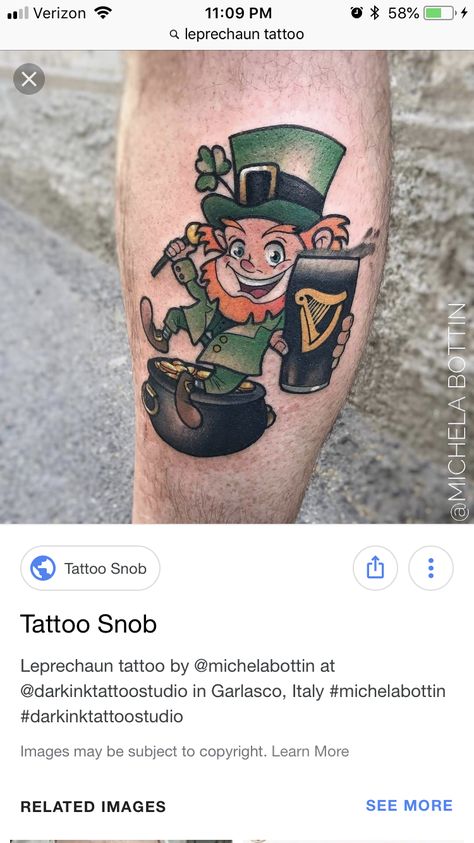 Leprechaun Tattoos, Ireland Tattoo, Irish Eyes Are Smiling, Dark Ink, Irish Eyes, Tattoo Idea, Tattoo Studio, Notre Dame, Vikings