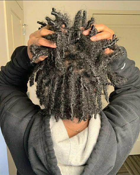 Fluffy Dreads Black Women, 4b Locs, Puffy Locs, Very Short Locs, Fluffy Locs, Instant Locs, Trendy Short Hairstyles, Loc Inspiration, Short Locs