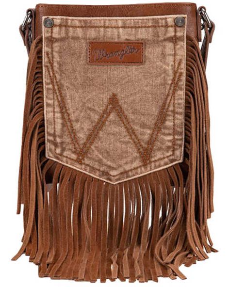 Montana West Womens Denim Pocket Crossbody Bag , Lt Brown Smith And Western, Jean Pocket Designs, Fringe Jeans, Hell Girl, Western Purses, Brown Crossbody Bag, Jean Pockets, Denim Pocket, Light Brown Leather