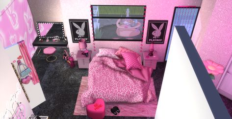 Playboy Bedroom, Sims4 Build Cc, Sims4 Build, Sims 4 Beds, Sims 4 Content, Sims 4 Tsr, Sims Furniture, Sims 4 Cc Kids Clothing, Sims Packs