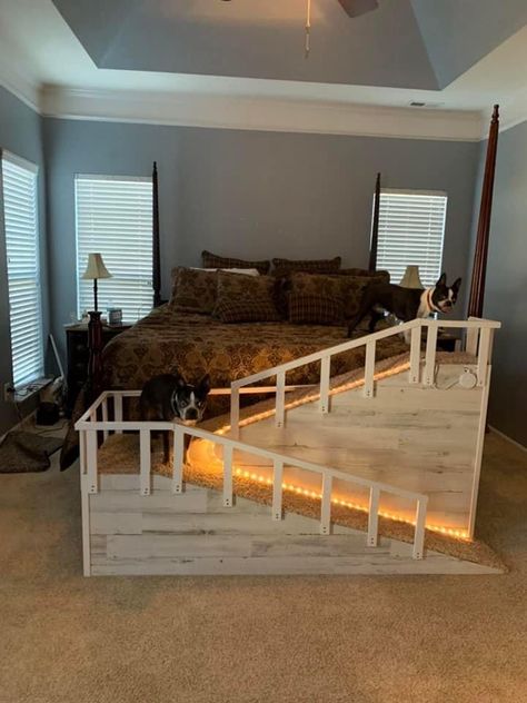 Ramp For Bed For Dogs, Stairs For Bed For Dogs, Bed Stairs For Dogs, Bed Ramps For Dogs, Stairs For Dogs To Get On Bed, Ramp For Dogs To Get On Bed, Diy Ramp For Dogs, Dog Stairs For Bed Diy, Dog Steps For Bed Diy