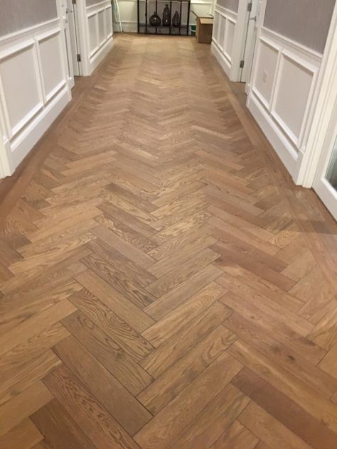 Parquet Hallway, Wood Pattern Floor, Fishtail Floor, Parquetry Flooring Herringbone, Hallway Style, Dark Oak Herringbone Floor, Oak Herringbone Laminate Floor, Wooden Floor Fishbone, Wood Effect Parquet Floor Tiles