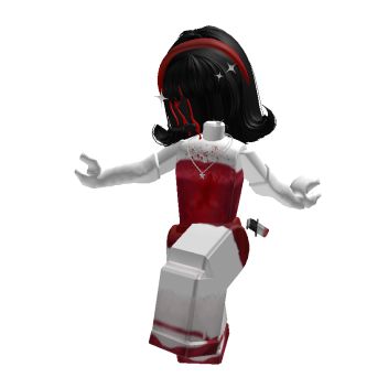 Red And White Roblox Outfits, Roblox Starfire Outfits, Halloween Roblox Outfits Ideas, Halloween Avatar Roblox Girl, Anime Roblox Avatars Cosplay, Fatal Frame Roblox Avatar, Gore Roblox Outfits, Witch Roblox Avatar, Halloween Roblox Avatar Ideas