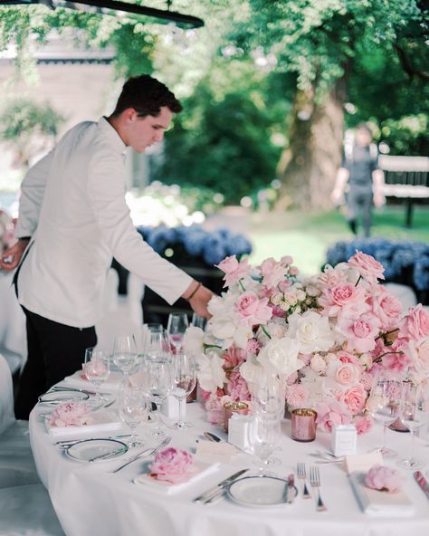 Pretty blush, mid pinks and cream blown roses and peonies for our gorgeous Zurich couple’s wedding breakfast centrepieces, with gorgeous… | Instagram Peony Wedding Centerpieces, Peonies Wedding Centerpieces, Pink Peony Wedding, All For Love, Roses And Peonies, Wedding Flowers Peonies, Low Centerpieces, Love London, Peony Wedding