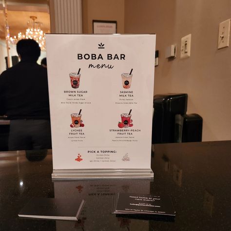 Can you say you've been to a wedding with a Boba Bar? #boba #bobatea #bobabar #bobadrinks #bobalovers #weddingreception #weddingreceptionideas #abbingtonbanquets #abbingtonbanquetswedding #ChicagoWeddingPhotographer #weddingphotographer #glenellyn #awestruckenphotography Boba Bar Station Wedding, Boba Stand Wedding, Boba At Wedding, Wedding Smoothie Bar, Boba Station Wedding, Boba Bar Party, Wedding Boba Bar, Boba Bar Wedding, Boba Bar Station