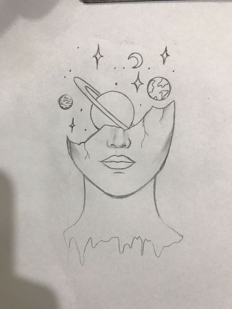 Planets Drawing, Peace Drawing, Traditional Tattoo Designs, Planet Drawing, Space Drawings, Cute Easy Doodles, Pencil Sketch Images, Art Sketches Doodles, Cute Sketches