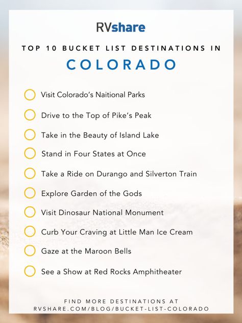 There is so much to explore on a vacation in Colorado. These are the top 26 Colorado bucket list destinations that should be on the top of your list. Vacation In Colorado, Colorado Bucket List, Florida Bucket List, Vacation In Florida, Dinner Train, Denver Museums, Gunnison National Park, Colorado Travel Guide, Crab House