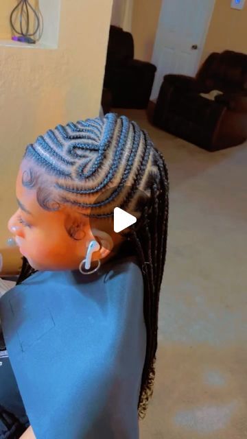 Kids Cornrow Hairstyles, Kids Box Braids, Black Kids Braids Hairstyles, Natural Braided Hairstyles, Kid Braid Styles, Hairstyles Natural, Cute Braided Hairstyles, Braided Hairstyles For Teens, Girl Braids