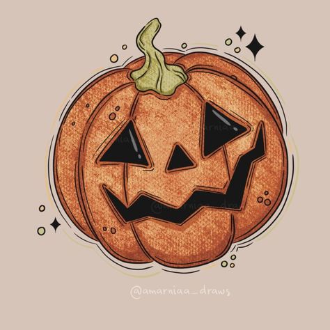 Jack O' Lantern, Spooky Season Sketches, Pumpkin Art Reference, Pumpkin Drawings Halloween, Jack O Lantern Sketch, Halloween Drawing Pumpkin, Cute Jack O Lantern Drawing, How To Draw A Jack O Lantern, Halloween Drawings Pumpkins