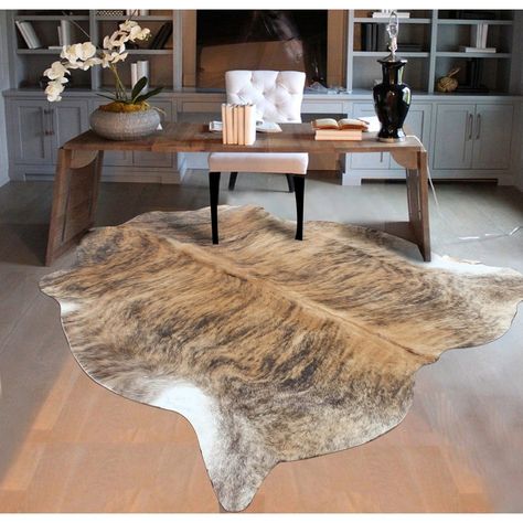 LIGHT BRINDLE Real Natural Cowhide Rug Area Rugs. These cowhides are selected from the best Top 10% grade A cows in Brazil. Brazil is famous for its cattle and the way they make Cowhide Area Rugs. The process of making cowhide area rug is a long process with hands on labor. The masters that make these cowhides they treat each cowhide differently for the end results to be a shiny long-lasting use Cowhide area rug. Each cowhide is different be proud of the cowhide that you received. Each cowhide i High End Design, Hide Rug, Cowhide Rug, Brown Area Rug, Cow Hide, Cow Hide Rug, Brown Area Rugs, Indoor Rugs, Online Home Decor Stores