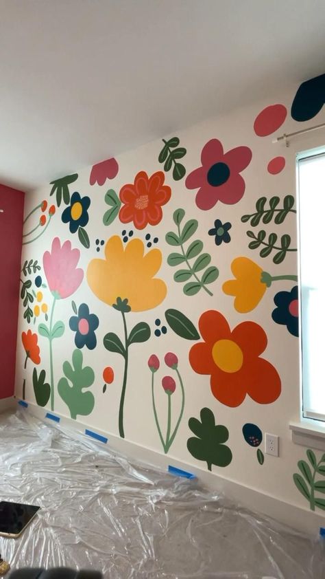 Bedroom Mural, Wall Murals Diy, Kids Room Murals, Room Wall Painting, Bedroom Murals, Wall Painting Decor, Wall Murals Painted, Wall Paint Designs, Mural Wall Art