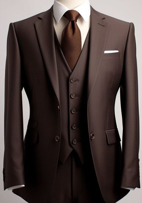 Brown Suits For Men, Brown Tuxedo, Luxurious Outfits, Coat Ideas, Simple Suit, Blazers For Men Casual, Stylish Mens Suits, Slim Fit Suit Men, Classy Suits