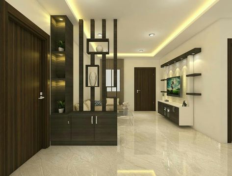 Venture by Lucky interiors Wood Partition, Partition Ideas, Partition Designs, Wall Partition Design, Wall Partition, Startup Quotes, Tv Unit Interior Design, Wall Tv Unit Design, Unit Design