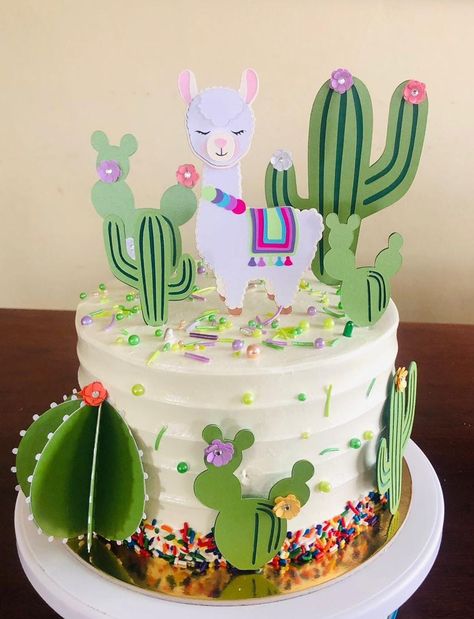 10th Birthday, Cake Inspiration, 2nd Birthday, Silhouette Studio, Llama, Fortnite, Cactus, Birthday Cake, Scrapbooking