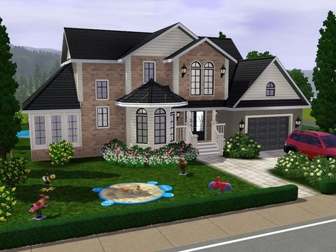 Sims 4 Cc Suburban House, Sims 3 Apartment, Sims3 House, Sims 3 Houses Ideas, Sims 3 Sims Download, Modern Suburban House, Bloxburg Beach House, Sims 2 House, Sims 3 Worlds