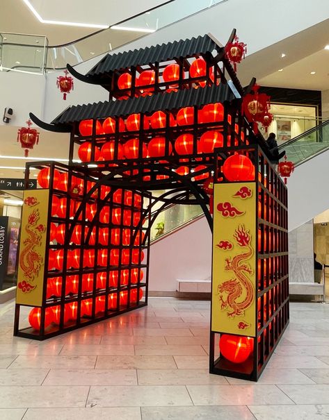 Lunar New Year display Lunar New Year Display, Chinese New Year Installation, Imlek Decoration, Chinese New Year Display, New Year Display, Commercial Holiday Decor, Cny 2025, Cny 2024, Cherry Blossom Decor