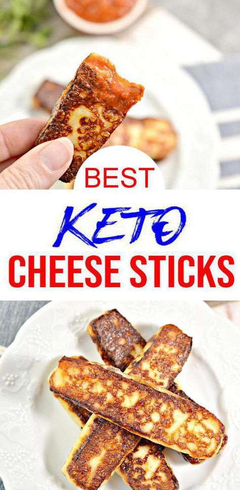 SUPER EASY Keto Cheese Sticks! Low carb Mozzarella Stick Recipe! Try the BEST 4 ingredient 0 carbs cheese sticks for a ketogenic diet. Healthy keto recipe for low carb diet. Simple keto no breading recipe. Simple low carb keto dinner recipe or keto lunch recipe for yummy food. Keto mozzarella sticks you will love! Great low carb dinners, keto lunch, keto snack or appetizer -grab and go! Homemade great for parties - skip fast food for this keto meal recipe - #lowcarbrecipe #appetizers Keto Cheese Sticks, Mozzarella Stick, Cheese Stick, Keto Cheese, Ketogenic Diet For Beginners, Mozzarella Sticks, Keto Side Dishes, Cheese Sticks, Free Keto Recipes