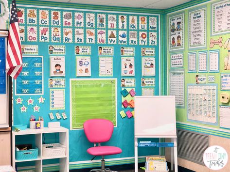 Kindergarten Focus Board, Focus Wall For Kindergarten, Prek Focus Board, 2nd Grade Classroom Setup Focus Walls, Kindergarten Focus Wall Ideas, Prek Focus Wall, Focus Wall Classroom Preschool, Focus Wall First Grade, Focus Board Preschool