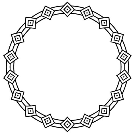 Deco Border Circle Frame Vector Circle Frame Design, Border Circle, Album Background, Art Deco Frames, Fantasy Things, Art Deco Frame, Circle Borders, Cricut Air, Itachi Uchiha Art