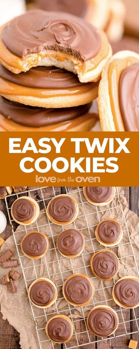 Sausage Cream Cheese Crescents, Caramel Cakes, Sausage Cream Cheese, Cookies Love, Love From The Oven, Cut Out Cookie Recipe, Twix Cookies, Frozen Cookies, Classic Candy