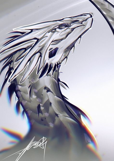 Alpha 〇 (COMMISSIONS CLOSED) (@ItsAlpha___) on X Lung Dragon Art, Lightning Dragon Art, Magic Animals Art, Russian Dragon, White Wyvern, Avian Oc, Mythical Dragon Art, Leviathan Monster, Dragon Breeds