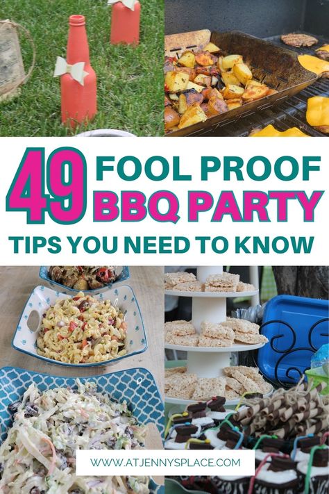 Big Bbq Party Ideas, Barbecue Ideas Backyard Food, Bbq Party Theme Ideas, Barbeque Party Ideas Decorations, High End Bbq Party, Bbq Entertainment Ideas, Bbq Table Setting Buffet Cute Ideas, Bbq Essentials List, Bbq Display Ideas