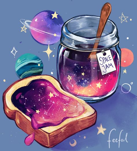 Kawaii Art Print, Illustration Kunst, 귀여운 음식 그림, Arte Do Kawaii, Stickers Kawaii, Cute Food Art, Space Jam, Dessin Adorable, Art And Illustration