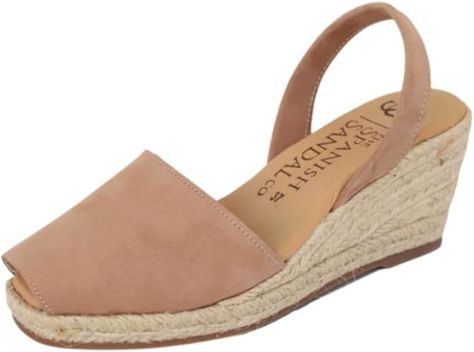 Amazon.com | The Spanish Sandal co Espadrille Wedges for Women – Dressy Soft Leather Peep Toe Women’s Wedge Sandals, Casual Summer Slip on Espadrilles | Platforms & Wedges Fashion Shoes Flats, Chic Heels, Slip On Espadrilles, Sandals Casual, Espadrilles Platform, Espadrilles Wedges, Platform Wedges, Sandal Espadrille, Wedge Sandals