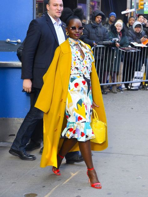 Spring Ball, Lupita Nyong, Lupita Nyongo, Lupita Nyong'o, Colorful Dress, Style Star, Vogue Germany, Dakota Johnson, Black Power