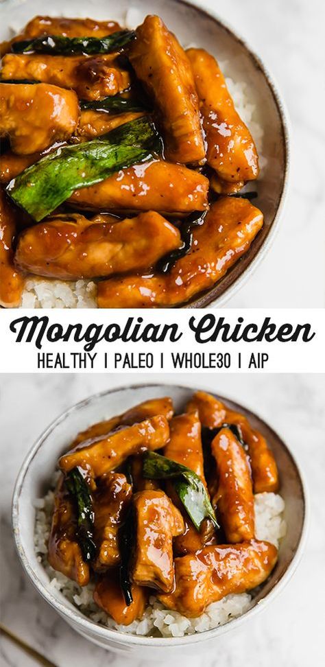 Mongolian Chicken, Paleo Menu, Unbound Wellness, Delicious Paleo Recipes, Aip Recipes, Paleo Chicken, Paleo Dinner, Whole 30 Recipes, Paleo Diet