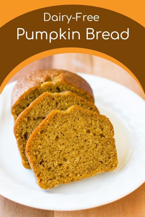 Dairy Free Pumpkin Bread, Gluten Free Pumpkin Bread, Dairy Free Pumpkin, Pumpkin Bread Recipe, Gluten Free Pumpkin, Healthy Pumpkin, Delicious Bread, Peanut Free, Pumpkin Dessert