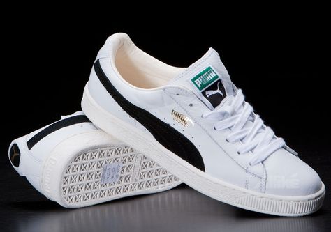 Puma Basket Puma Basket Classic, Puma Sneakers Men, School Sneakers, Doppler Radar, Puma Outfit, Sneaker Shop, Ankle Sneakers, Stylish Men Casual, Old Shoes