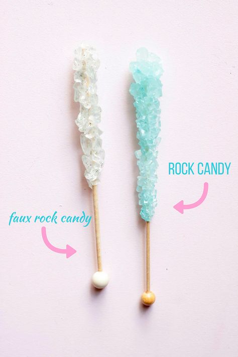 Faux Rock Candy Magnets | Handmade Charlotte Candy Tree Ornaments Diy, Fake Rock Candy Diy, Diy Faux Candy Decorations, Diy Faux Candy, Fake Candy Diy, Candy Ornaments Diy, Diy Candy Ornaments Christmas, Diy Candy Ornaments, Rock Candy Diy