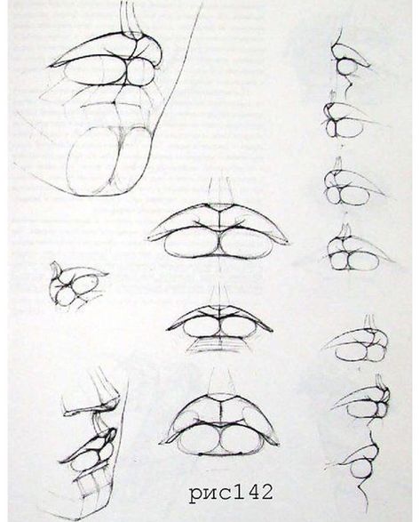 Artworks And Tutorials on Instagram: “Here is an easy breakdown of the lips 👄!! DM FOR PAID FEATURE! FOLLOW @howto_artist for more! . . 👻Source / Credits: PNC 142 on Pinterest.…” Mouth Drawing, 얼굴 드로잉, Drawing Tutorial Face, Anatomy Tutorial, 얼굴 그리기, Drawing Heads, Human Anatomy Art, Anatomy Sketches, Lips Drawing