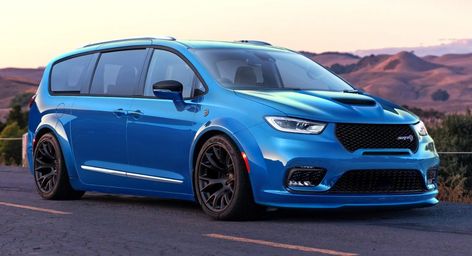 Tavarish will build a custom Chrysler Pacifica with a Hellcat supercharged V8 under the hood. Chrysler Hellcat, Hellcat Engine, Chrysler 300 Srt8, Dodge Van, Srt Hellcat, Chrysler Pacifica, Chrysler Jeep, Minivan, Grand Caravan