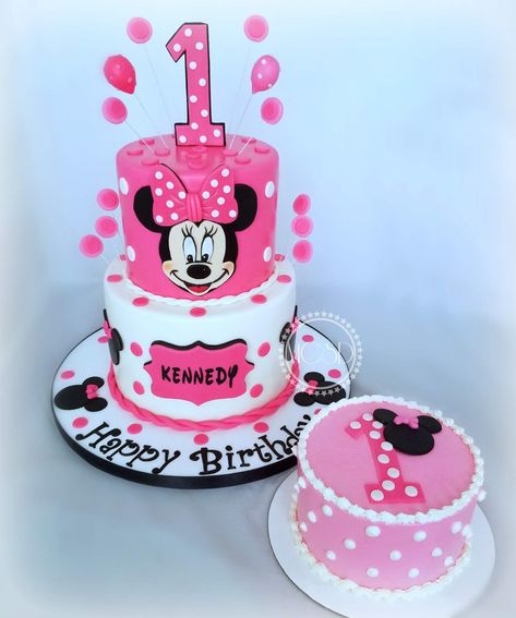 Minnie Mouse Cakes 1St Birthday Mycakesweetdreams Minnie Mouse 1st Birthday Cake Mini Mouse 1st Birthday, Minnie Mouse 1st Birthday Cake, Mini Mouse Birthday Cake, Girls First Birthday Cake, Minnie Mouse Birthday Party Decorations, Minnie Mouse First Birthday, Minnie Mouse Birthday Cakes, Minnie Mouse 1st Birthday, Minnie Birthday Party