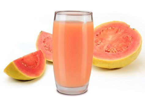 Guava Juice, Just Juice, Healthy Drinks Smoothies, Fat Burner Drinks, Glass Cup, Premium Photo, Healthy Drinks, Voss Bottle, New Recipes