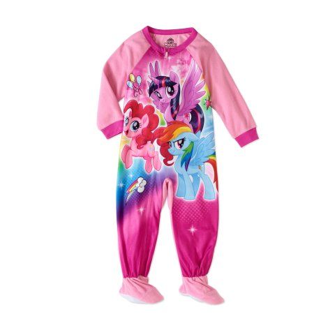 My Little Pony Toddler Girls' Micro Fleece Footed Pajama My Little Pony Blanket, Blanket Sleeper, Footed Pajamas, Toddler Pajamas, Footie Pajama, Girls Pajamas, Baby & Toddler Clothing, Toddler Girls, The Movie