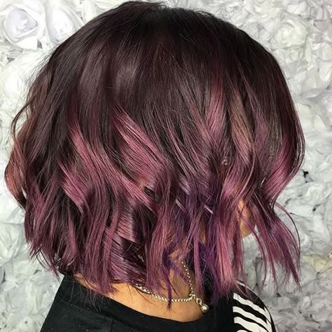 Mauve Hair Color, Chocolate Mauve Hair, Mauve Hair, Extremely Damaged Hair, Lavender Brown, Pink Shades, Cool Hair Color, Gold Hair, Pretty Hair