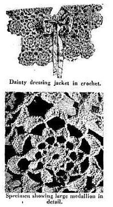 crochet bed jacket pattern  - vintage 1930s free #crochet pattern Bed Jacket Pattern Free, Crochet Bed Jacket, Bed Jacket Pattern, 1930s Crochet, Crochet Bed, Bed Jacket, Vintage Crochet Patterns, Crochet Things, Tunisian Crochet