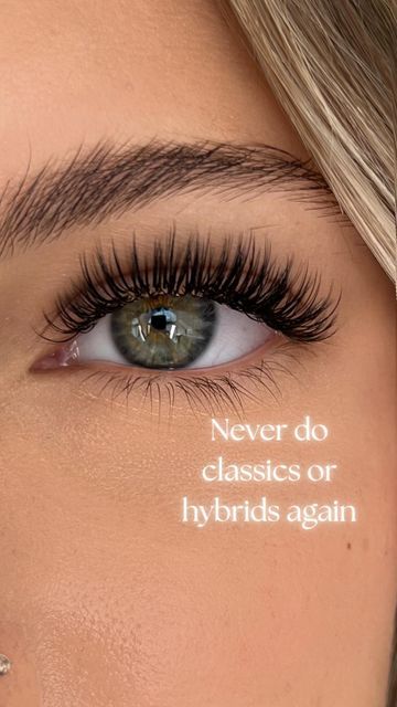 MADDI MORRIS | LASH EDUCATOR on Instagram: "Angel lashes are totally replacing traditional classic and hybrid styles!😏👼🏼 want to learn how to create them, price them and advertise them as a service? I made a super affordable, virtual class! take the online mini training, at lightheartlash.com link in bio! I’m loving seeing your beautiful recreations guys, thank you for all the tags! ✨✨✨ #angellashes #angellashsets #lashmapping #lashmanuals #onlinelashtraining #onlinelashes #angellashclass" Classic Fake Eyelashes, Hybrid Lashes Styles, 15mm Lash Extensions, Hybrid Eyelashes Extensions, Lash Extension Doll Eye, Angle Lash Extensions, Subtle Fake Lashes, Classic Eye Lash Extensions Styles, Natural Looking Lash Extensions Classic