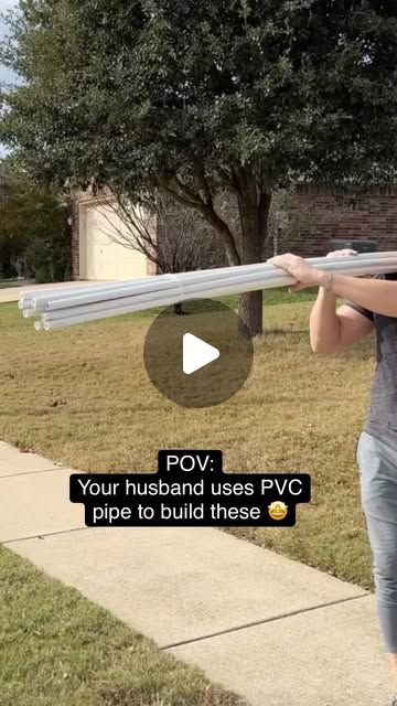 Lucas Shaw on Instagram: "Here’s what you’ll need to make them! ⬇️
For each arch you need: 
Two 1/2” x10 ft PVC pipe One 1/2” PVC coupling
Two 3/8” x 3 ft pieces of rebar
One 20 ft strand of lights of your choice!
Let us know if you have any questions! 

#diy #christmasdecor #lights #outdoor #diycrafts #diyideas #diyhome #holidaydecor #holiday #christmaslights #arches" White And Navy Christmas Tree, Navy Christmas Tree, Diy Arch, Christmas Arch, Navy Christmas, Christmas Jesus, Christmas Yard, Diy Home Repair, November 30