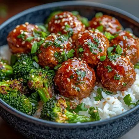 Sticky Mongolian Meatballs and Broccoli – Naomi's Recipes Meatballs And Broccoli, Mongolian Meatballs, Oven Meatballs Recipe, Oven Meatballs, Asian Meatballs, Sticky Sauce, Savory Meatballs, Tender Meatballs, Teriyaki Meatballs