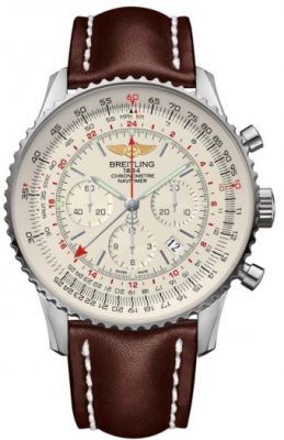 Breitling Superocean Heritage, Brown Leather Strap Watch, Silver Pocket Watch, Breitling Watches, Watches Luxury, Leather Strap Watch, Breitling Navitimer, Brown Leather Strap, Luxury Watches For Men