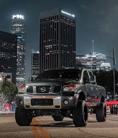 Nissan Titan Lifted, 2005 Nissan Titan, 2006 Nissan Titan, Car Builds, Nissan Pickup, New Titan, Nissan Titan Xd, Nissan Trucks, Dream Trucks