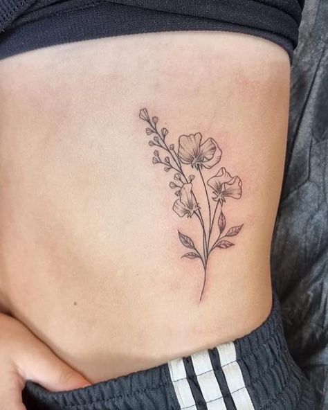 Minimal Chrysanthemum Tattoo, Dainty Sweet Pea Tattoo, Carnation And Sweet Pea Tattoo, Sweet Pea Fine Line Tattoo, Sweet Pea Spine Tattoo, Sweet Pea Bouquet Tattoo, Daisy And Sweetpea Tattoo, Daisy And Sweat Pea Tattoo, Sweatpea Tattoos