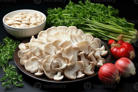 AI generated oyster mushrooms in the kitchen table professional advertising photography Oyster Mushrooms, Cityscape Photos, Advertising Photography, Landscape Photos, Food Animals, Kitchen Table, The Kitchen, Planting Flowers, Stuffed Mushrooms