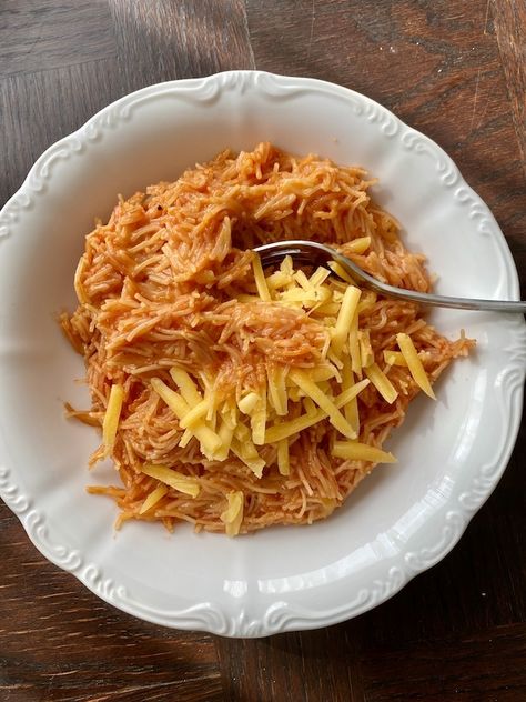 Mexican Fideo (Vermicelli) - Blythes Blog Vermicelli Mac And Cheese, Mexican Fideo, Fideo Recipe, Vermicelli Pasta, Vermicelli Salad, Vermicelli Recipes, Mexican Pasta, Kids At Home, Kid Food