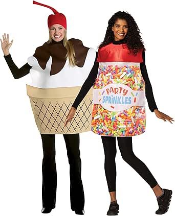 Ice Cream Halloween, Ice Cream Theme Party, Ice Cream Costume, Ice Cream Sundae Party, Purim Costume, Sundae Party, Halloween Couples Costume, Halloween Ice Cream, Purim Costumes