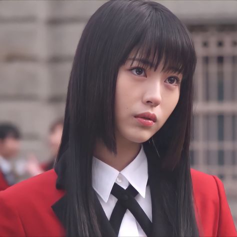 Minami Hamabe Kakegurui Icon, Yumeko Live Action, Minami Hamabe Icons, Hairstyles Korean Girl, Kakegurui Cosplay, Action Icon, Jabami Yumeko, Hairstyles Korean, Assassins Creed Art